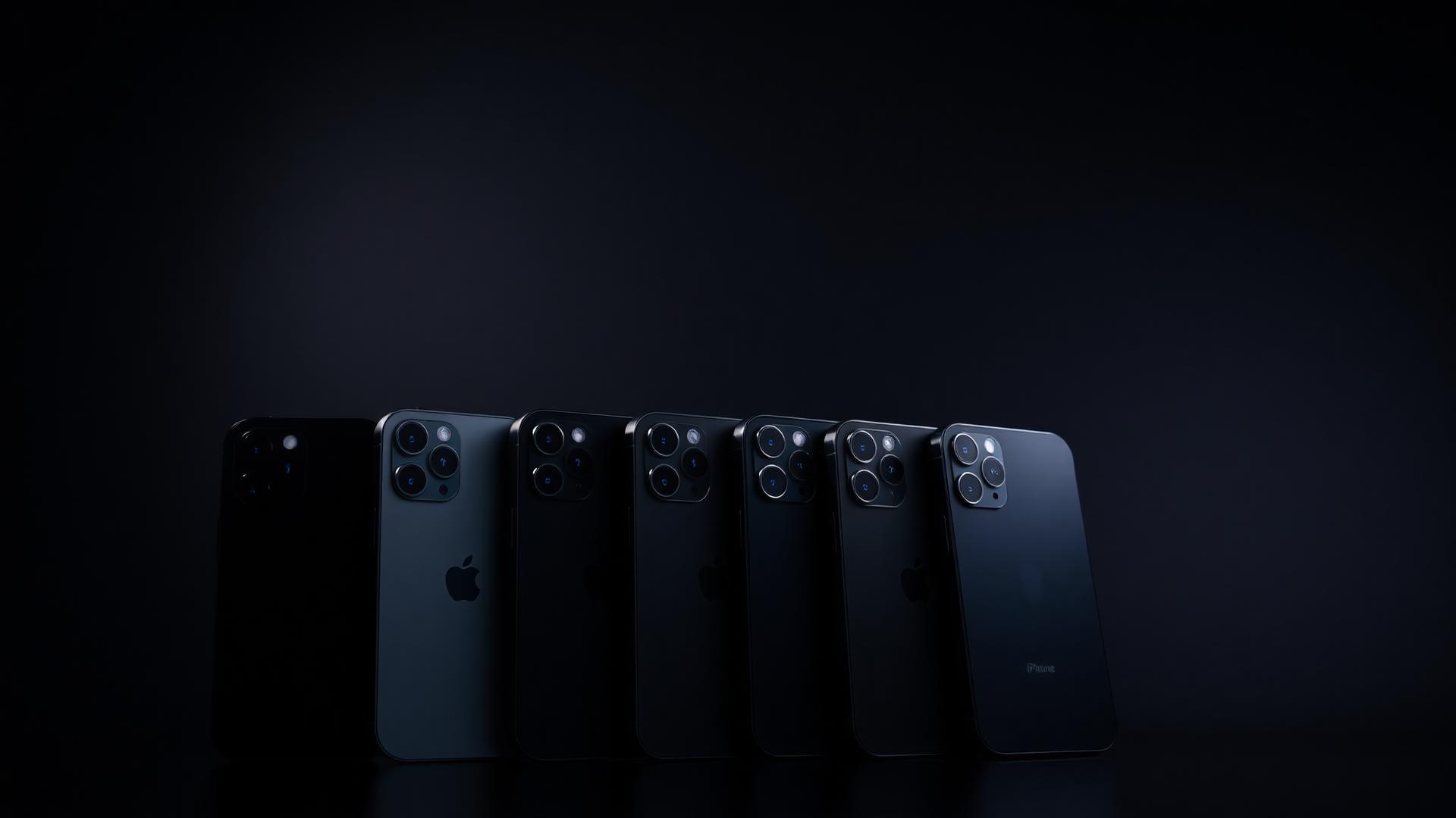 Coleção de iPhones